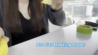 Mufacturer de papel de máscara de carro de alta qualidade na China